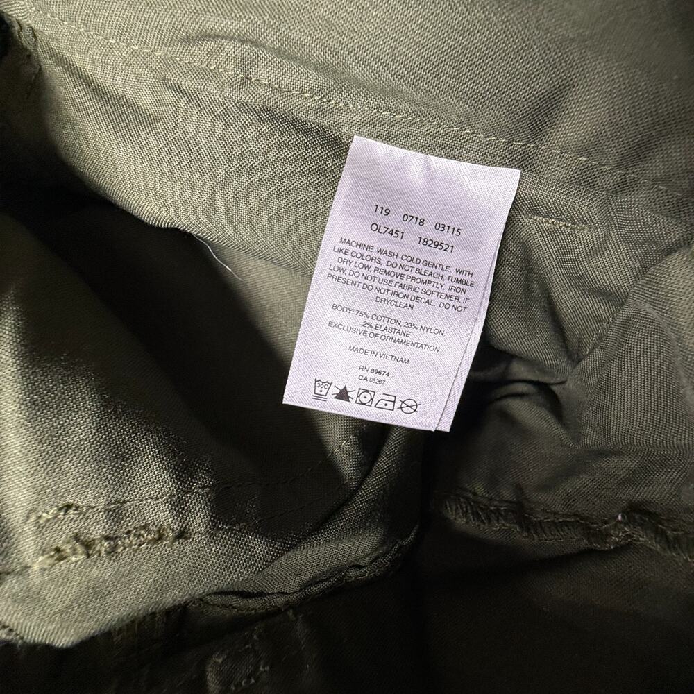 Mountain Hardwear AP Pants Army Green Womens 6 30x31 Cotton Nylon Stretch Hiking - Picture 3 of 9
